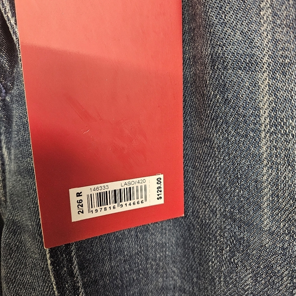 Lucky Brand NWT Palazzo Blue Jeans Size 2/26 26 X 31 Retail $129 Wide Leg - Picture 2 of 12